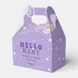 Caja Para Regalos Hola Baby Purple Dream Baby Shower