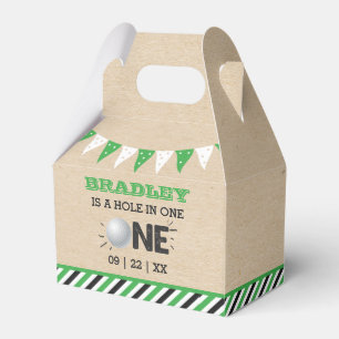 Caja Para Regalos Hole In One Boys Golf 1er cumpleaños Par-tee