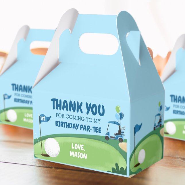 Caja Para Regalos Hole In One Golf Boy First Birday Par-Tee (Subido por el creador)