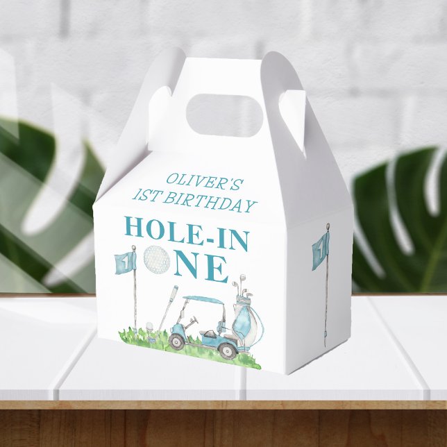 Caja Para Regalos Hole In One Golf Par-tee Boy Primer Cumpleaños (Subido por el creador)