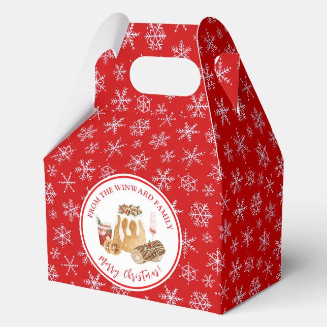 Caja Para Regalos Holiday Baking Christmas Pudding (Anverso)