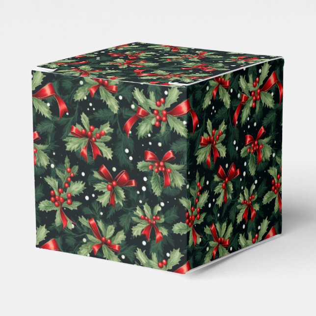Caja Para Regalos Holiday Party Treat Box (Costado Anverso)
