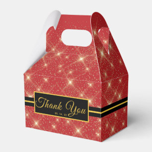 Caja Para Regalos Hollywood Carpet Gold Party Favor Box. Favor