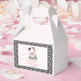 Caja Para Regalos Holy Cow, Adorable cow birthday girl