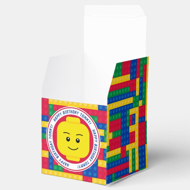 Caja Para Regalos Hombre Constructor de Ladrillos Cumpleaños Persona (Abierto)