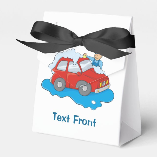 Caja Para Regalos Hombre de lavado de coches (Front Side)