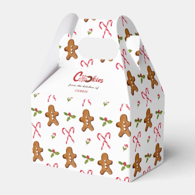 Caja Para Regalos Hombre de pan de jengibre y cacao (Front Side)