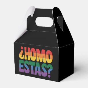 Caja Para Regalos Homo Estas Divertido Español Mexicano Aliado Gay L
