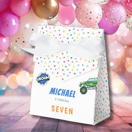 Caja Para Regalos Honk beep vroom camiones monstruo cumpleaños