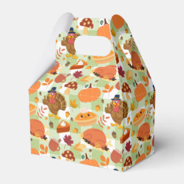 Caja Para Regalos Hora de la reunión del Día de Acción de Gracias de