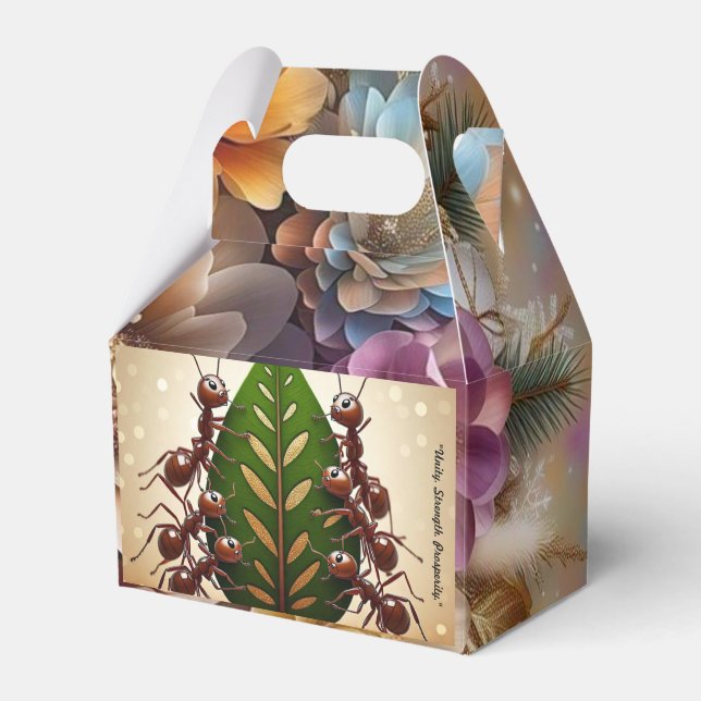 Caja Para Regalos "Hormigas en fiebre del oro" (Front Side)
