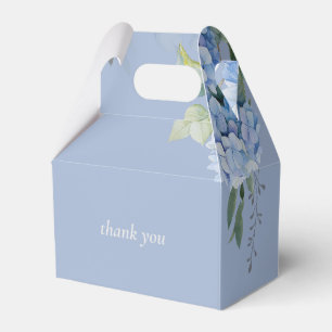 Caja Para Regalos Hortensia azul Chic Floral Periwinkle