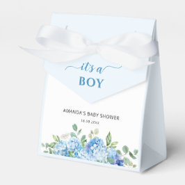 Caja Para Regalos Hortensia Azul Es una Ducha de Bebé Niño