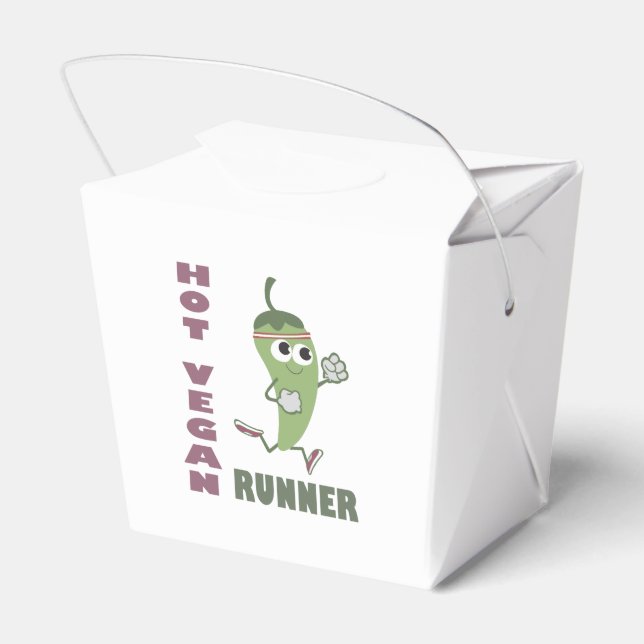 Caja Para Regalos Hot Vegan Runner (Reverso)