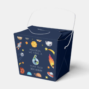 Caja Para Regalos Houston Tenemos Una Fiesta De Cumpleaños De 6 Años