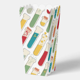 Caja Para Regalos Huella de Tubo de Prueba de Química Moderna de Mid