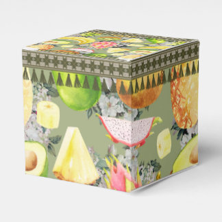 Caja Para Regalos Huerto Tropical