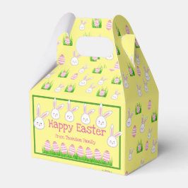 Caja Para Regalos Huevo de Pascua de Abundantes Amarillos