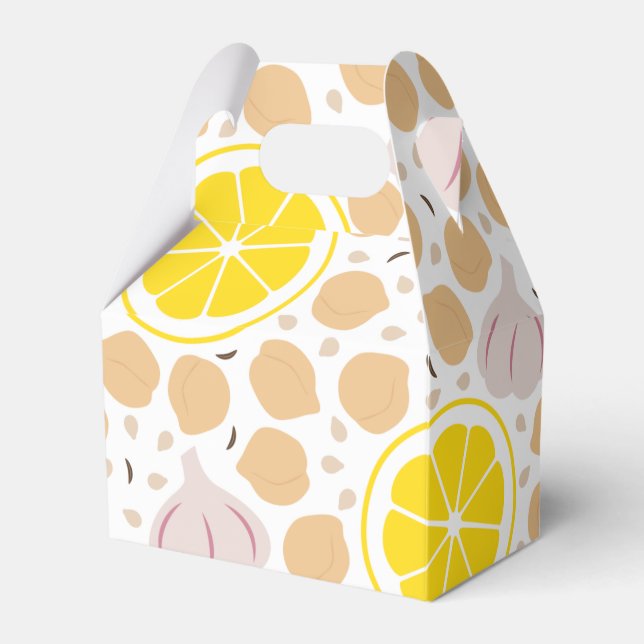 Caja Para Regalos Hummus Favor Box (Front Side)