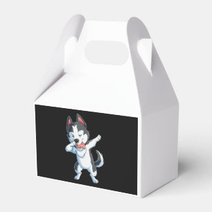 Caja Para Regalos Husky Dabbing Siberian Husky Lover Niños Dab