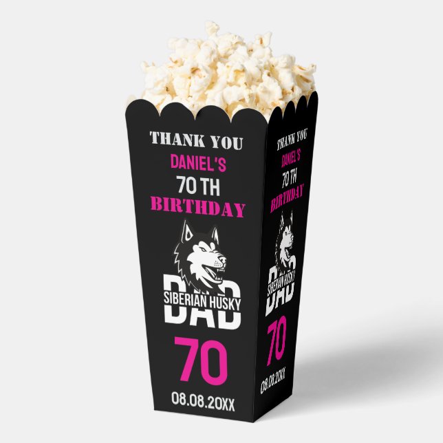 Caja Para Regalos Husky Dad, cumpleaños de papá perro (apareció)