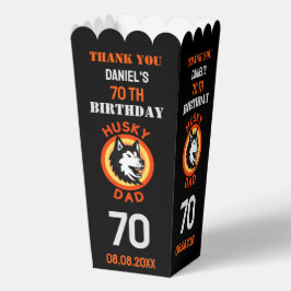 Caja Para Regalos Husky Dad, cumpleaños de papá perro