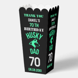 Caja Para Regalos Husky Dad, cumpleaños de papá perro