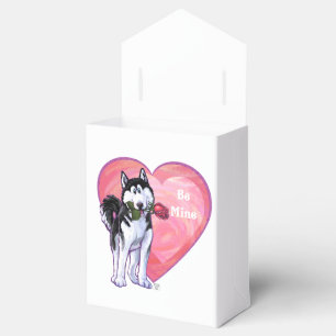 Caja Para Regalos Husky El día de San Valentín