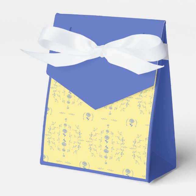 Caja Para Regalos Hydrangea Block Baby Shower (Front Side)