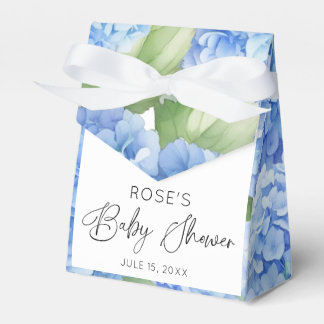 Caja Para Regalos Hydrangea Flores azules es un niño Baby Shower