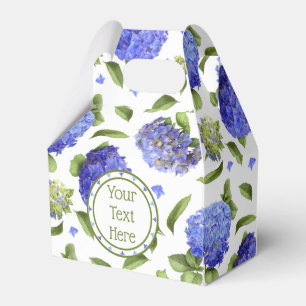 Caja Para Regalos Hydrangeas azules