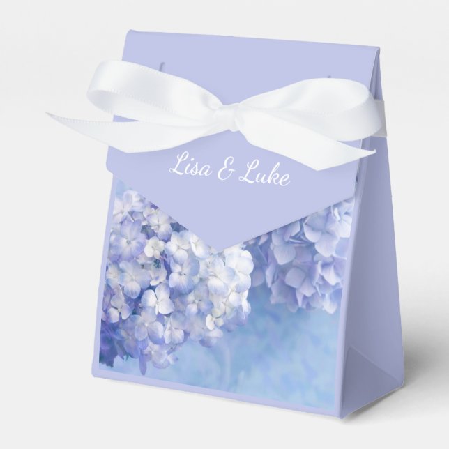 Caja Para Regalos Hydrangeas Gift Box-With Custom Names (Front Side)