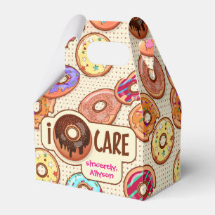 Caja Para Regalos I el dulce divertido lindo del buñuelo del cuidad