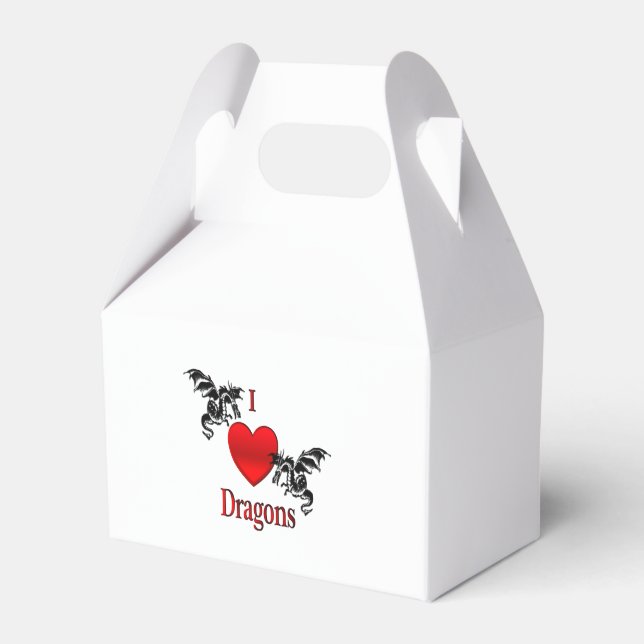 Caja Para Regalos I Heart Dragons (Front Side)