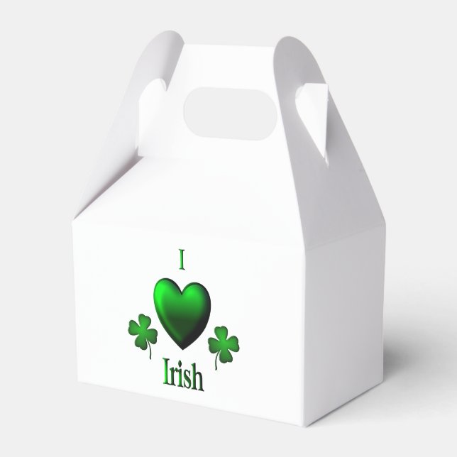 Caja Para Regalos I Heart Irish (Front Side)