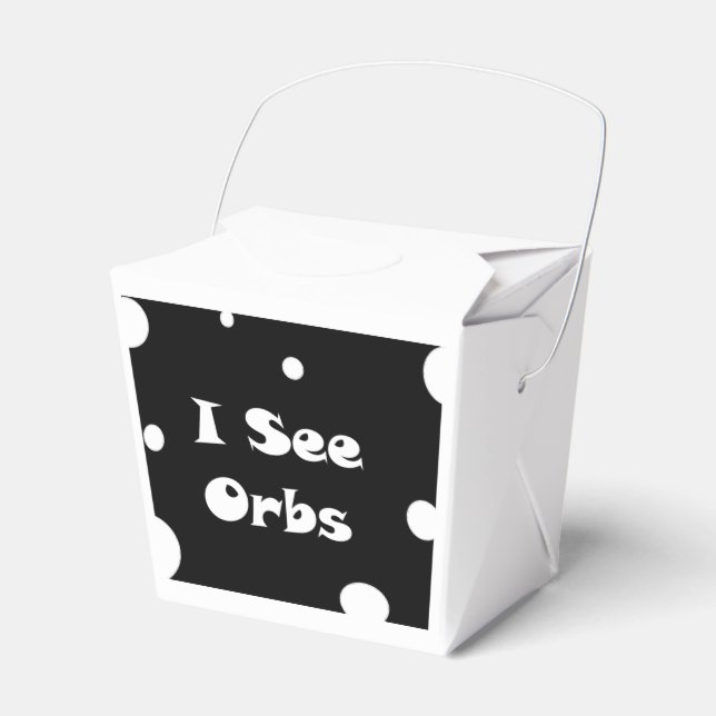 Caja Para Regalos I See Orbs-favor box (Front Side)