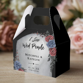 Caja Para Regalos I See Wed People Headstone Floral Gothic Wedding