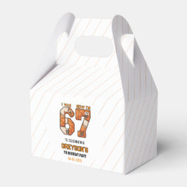 Caja Para Regalos I Was 6 Now I’m 7 Basketball – 7th Birthday Party