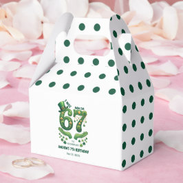 Caja Para Regalos I Was 6 Now I’m 7 St. Patrick’s Day Boy Birthday