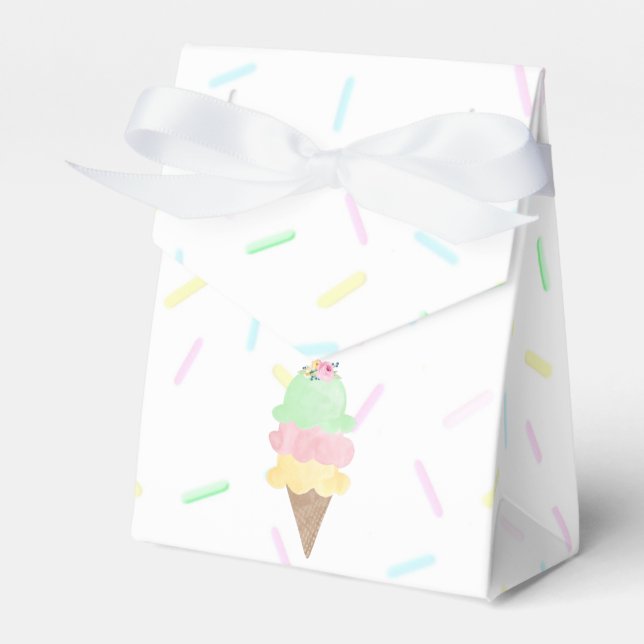Caja Para Regalos Ice Cream Shower (Front Side)