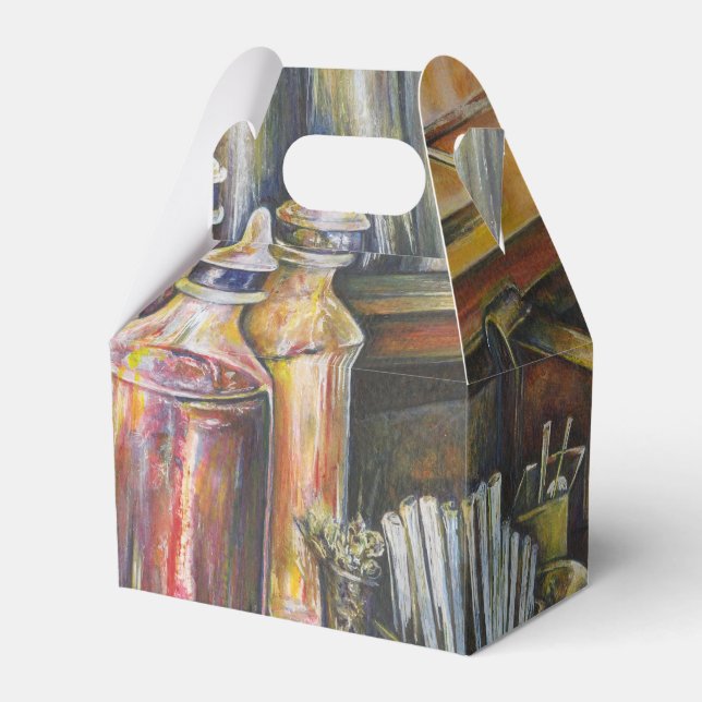 Caja Para Regalos Ideografía de la luz dorada (Front Side)