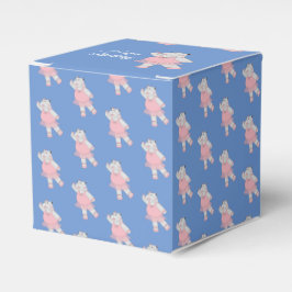 Caja Para Regalos illusima Ballet Hippo Blue Birday Gift Box/