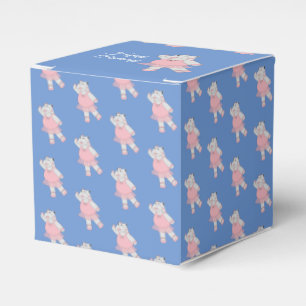 Caja Para Regalos illusima Ballet Hippo Blue Birday Gift Box/
