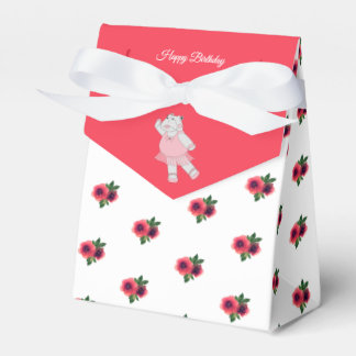 Caja Para Regalos illusima Ballet Hippo Little Red Peach Roses Regal