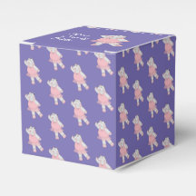 illusima Ballet Hippo Pattern Purple Birday