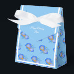 Caja Para Regalos illusima Blue Golden Rosa Blue Birday Gift/<br><div class="desc">illusima Cinta blanca Rosas dorados azules de cumpleaños azul caja de regalo/ caja de favores. Perfecto para una fiesta de cumpleaños temática infantil.</div>