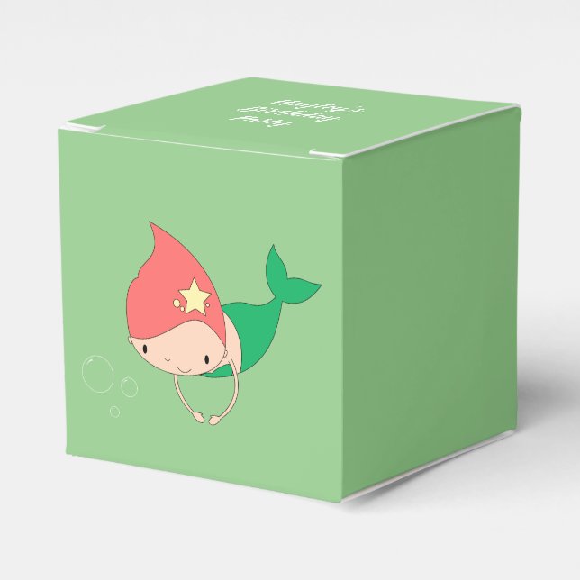Caja Para Regalos illusima Cotton Candy Mermaid (Costado Anverso)