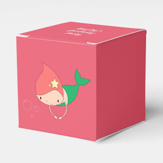 Caja Para Regalos illusima Cotton Candy Mermaid (Costado Anverso)