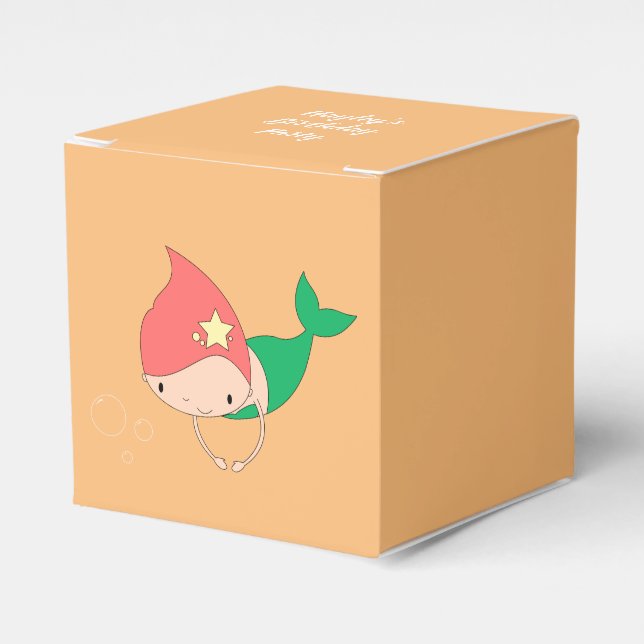Caja Para Regalos illusima Cotton Candy Mermaid (Costado Anverso)