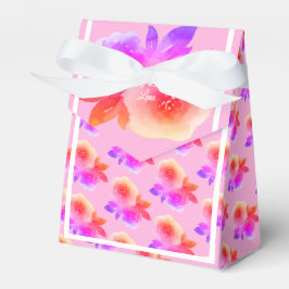 Caja Para Regalos illusima patrón de flor arcoiris regalo de cumplea